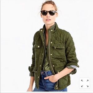 J Crew Quilted Downtown Field Jacket Size small
